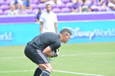 Orlando City 15 Nisan 2017 'de Florida, Orlando' daki Citrus Bowl 'da Los Angeles Galaksisine ev sahipliği yaptı..  