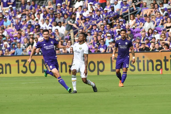 Orlando City Otthont Portland Timbers Exploria Stadium Orlando Florida Április — Stock Fotó