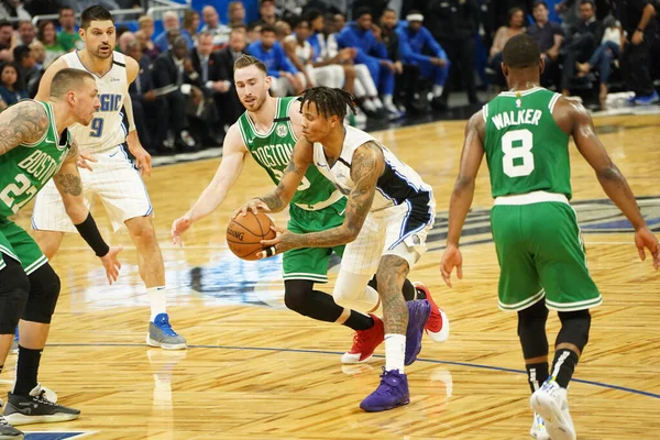 Orlando Magic Empfangen Die Boston Celtics Freitag Den Januar 2020 — Stockfoto