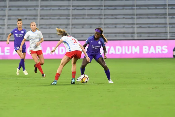 Orland Pride, 25 Ağustos 2018 'de Orlando Florida' daki Exploria Stadyumu 'nda Chicago Red Stars' a ev sahipliği yapıyor..  
