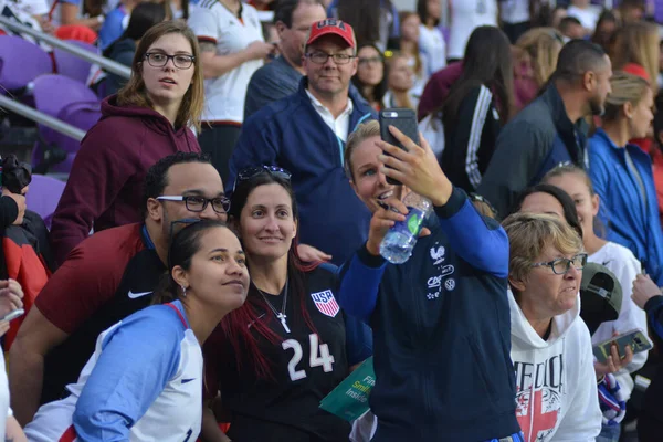 Usa Ponownie Rywalizują Anglią Podczas Shebelives Cup Orlando City Stadium — Zdjęcie stockowe