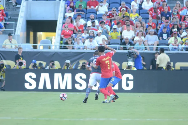 Kostarika Čelit Paraguay Během Copa America Centenario Stadionu Camping World — Stock fotografie