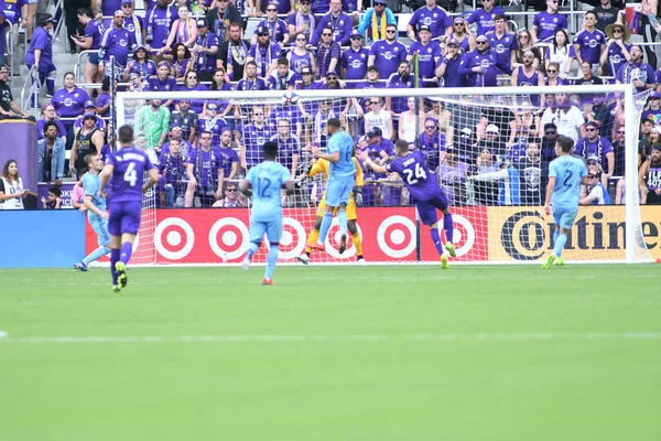 Orlando City Host New York City Orlando City Stadium Orlando — Zdjęcie stockowe