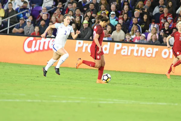 ABD, 7 Mart 2018 tarihinde Orlando City Stadyumu 'ndaki SheBelives Kupası' nda İngiltere ile karşı karşıya geldi..  