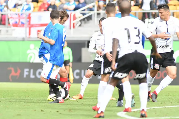 Rangers Corinthians Durante Copa Flórida Spectrum Stadium Janeiro 2018 Orlando — Fotografia de Stock