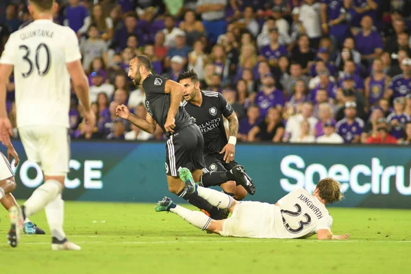 Orlando City 21 Nisan 2018 'de Orlando Florida' daki Exploria Stadyumu 'nda San Jose depremlerine ev sahipliği yaptı.. 