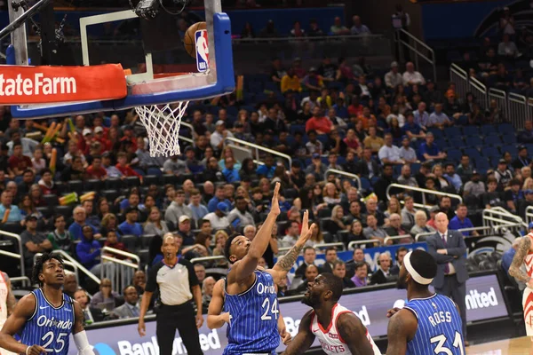 Orlando Magic Φιλοξενεί Τους Houston Rockets Στο Amway Arena Την — Φωτογραφία Αρχείου