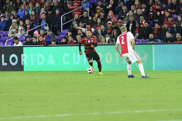 Ajax Flemengo Στο Orlando City Stadium Την Πέμπτη Ιανουαρίου 2019 — Φωτογραφία Αρχείου