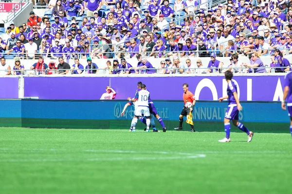 Orlando City Ospita Real Salt Lake Citrus Bowl Orlando Florida — Foto Stock