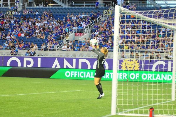 Orlando Pride Gastheer Van Chicago Stars Camping World Stadium Juli — Stockfoto