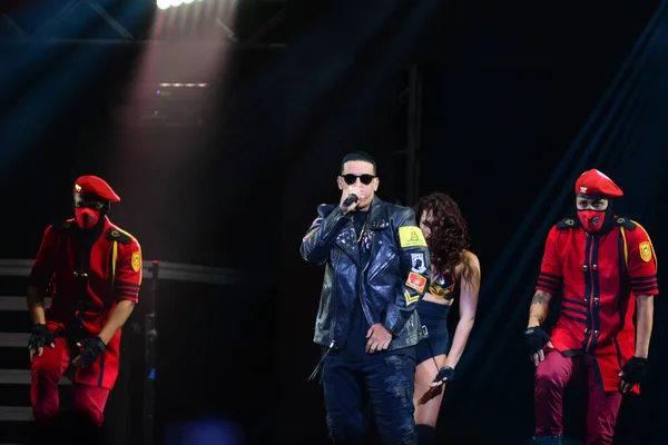 Daddy Yankee Don Omar Koncercie Amway Center Orlando Florydzie Sierpnia — Zdjęcie stockowe