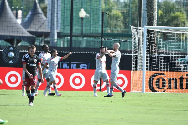 Toronto FC, 13 Temmuz 2020 tarihinde Orlando Florida 'da düzenlenen ESPN Wild World of Sports' ta düzenlenen MLS Back Tournament sırasında D.C. United ile karşı karşıya geldi.. 