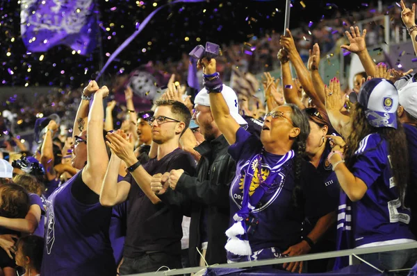 Orlando City Host Montreal Impact Camping World Stadium Oktober 2015 — Stockfoto