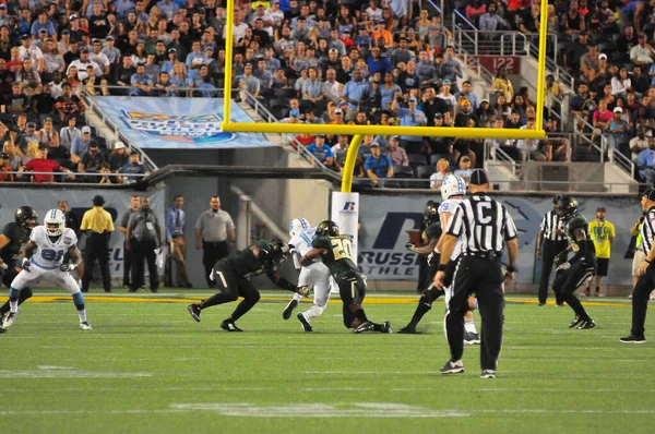 Severní Karolína Čelí Baylor Během Russell Athletic Bowl Stadionu Camping — Stock fotografie