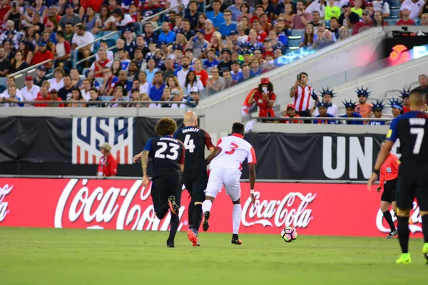 Usa Fotbollslag Värd Trinidad Tobago Everbank Field Jacksonville Florida Den — Stockfoto