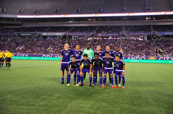 Orlando City Gospodarz Galaxy Camping World Stadium Orlando Florida Dniu — Zdjęcie stockowe