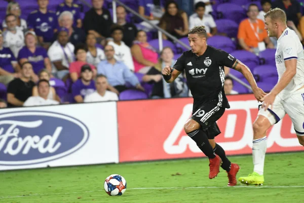 Orlando City Accueille Sporting Kansas Stade Exploria Mercredi Août 2019 — Photo