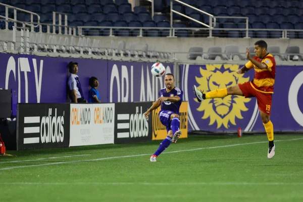 Orlando City Gastheer Van Het Fort Lauderdale Strikers Camping World — Stockfoto