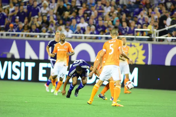 Orlando City Sediou Houston Dynamo Julho 2016 Camping World Stadium — Fotografia de Stock