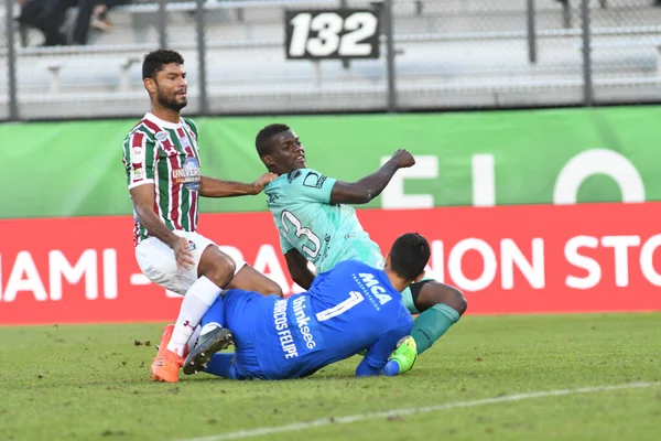 Fluminense, Florida Kupası 'nda 15 Ocak 2018' de Orlando Florida 'da oynanan Spektrum Stadyumu' nda Barcelona SC 'ye karşı..