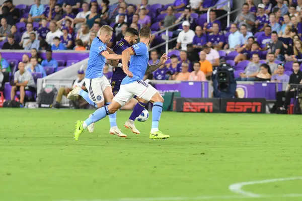 Orlando City 26 Temmuz 2018 'de Florida Exploria Stadyumu' nda NYC FC 'ye ev sahipliği yaptı. Fotoğraf: Marty Jean-Louis