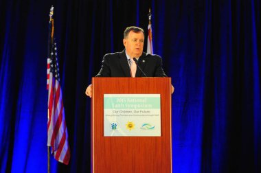 Florida Valisi Rick Scott 13 Ekim 2015 'te Orlando Florida' daki İnanç Sempozyumu 'nda konuşma yapacak. Fotoğraf: Marty Jean-Louis