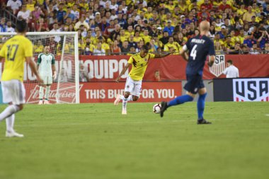 ABD Kolombiya 'ya karşı Raymond James Stadyumu, Tampa Florida' da 11 Ekim 2018 'de. Fotoğraf: Marty Jean-Louis