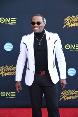 24 Mart 2018 Cumartesi günü Las Vegas 'taki Orleans Resort' ta düzenlenen 33. Yıldız Ödülleri Kırmızı Halı sırasında ünlüler.