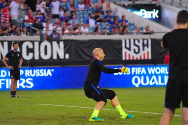 ABD Futbol Takımı 6 Eylül 2016 'da Jacksonville Florida EverBank Field' da Trinidad & Tobago 'ya ev sahipliği yaptı..