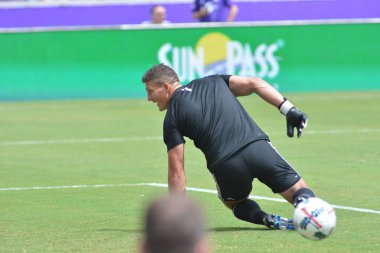 Orlando City 15 Nisan 2017 'de Florida, Orlando' daki Citrus Bowl 'da Los Angeles Galaksisine ev sahipliği yaptı..  