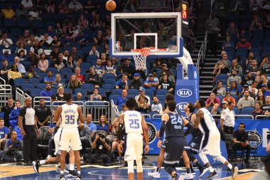 Orlando Magic 10 Ekim 2018 tarihinde Orlando Florda 'daki Amway Center' da Memphis Grizzilies 'e ev sahipliği yaptı..  