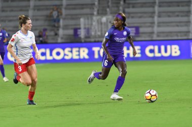 Orland Pride, 25 Ağustos 2018 'de Orlando Florida' daki Exploria Stadyumu 'nda Chicago Red Stars' a ev sahipliği yapıyor..  