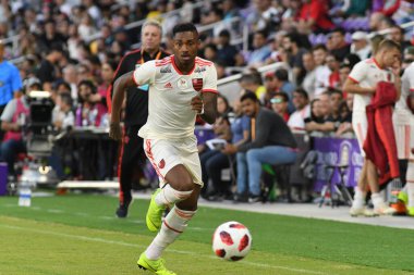 Flamengo Eintracht Frankfurt 'a karşı 12 Ocak 2019 Cumartesi günü Orlando City Stadyumu' nda. 