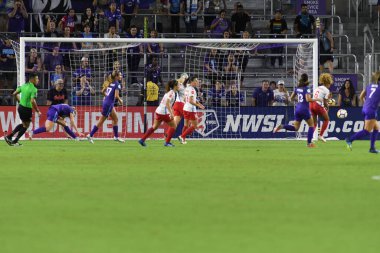 Orland Pride, 25 Ağustos 2018 'de Orlando Florida' daki Exploria Stadyumu 'nda Chicago Red Stars' a ev sahipliği yapıyor..  