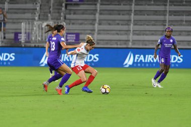 Orland Pride, 25 Ağustos 2018 'de Orlando Florida' daki Exploria Stadyumu 'nda Chicago Red Stars' a ev sahipliği yapıyor..  