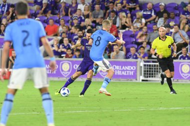 Orlando City 26 Temmuz 2018 'de Florida Exploria Stadyumu' nda NYC FC 'ye ev sahipliği yaptı. Fotoğraf: Marty Jean-Louis
