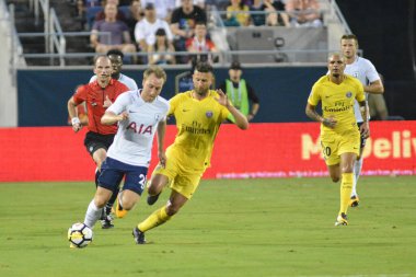 Paris Saint-Germain, Tottenham Hotspur 'a karşı 22 Temmuz 2017' de Orlando Florida 'daki Citrus Bowl' da.  