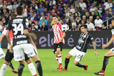 Korintliler, 10 Ocak 2018 'de Orlando City Stadyumu' nda düzenlenen Florida Kupası 'nda PSV Eindhoven' a karşı.