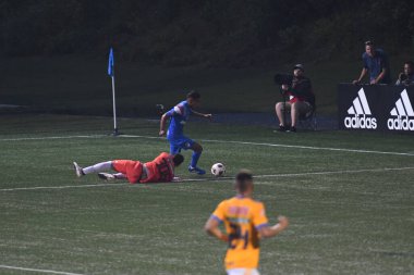 Atlanta United sunucusu Tigres & MLS Homegrown takımları 31 Temmuz 2018 'de Atlanta, Georgia' da düzenlenen MLS All Star haftasında.