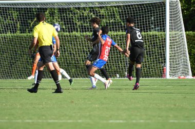 30 Temmuz 2019 'da Orlando Florida' daki Disney 'in Vahşi Spor Dünyası' nda düzenlenen MLS Allstar Haftası sırasında MLS Homegrown oyunu.