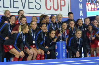 ABD, 7 Mart 2018 tarihinde Orlando City Stadyumu 'ndaki SheBelives Kupası' nda İngiltere ile karşı karşıya geldi..  