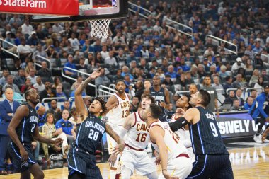 Orlando Magic, Orlando, Florida 'daki sezon açılışında Cleveland Cavaliers' ı Amway Center 'da ağırlıyor..