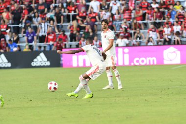 Flamengo Eintracht Frankfurt 'a karşı 12 Ocak 2019 Cumartesi günü Orlando City Stadyumu' nda.  