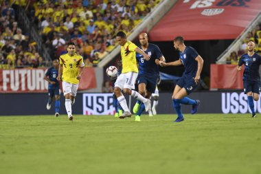 ABD Kolombiya 'ya karşı Raymond James Stadyumu, Tampa Florida' da 11 Ekim 2018 'de. Fotoğraf: Marty Jean-Louis