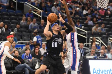 Orlando Magic, Philadelphia 76ers 'ı 25 Mart 2019' da Orlando Florida 'daki Amway Arena' da ağırlıyor..
