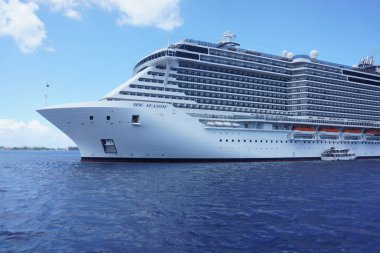 George Town 'daki Caymond Adası' ndaki en güzel plajların güzel manzarası. 