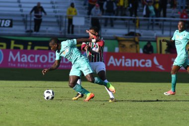 Fluminense, Florida Kupası 'nda 15 Ocak 2018' de Orlando Florida 'da oynanan Spektrum Stadyumu' nda Barcelona SC 'ye karşı..  