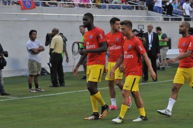 Paris Saint-Germain, Tottenham Hotspur 'a karşı 22 Temmuz 2017' de Orlando Florida 'daki Citrus Bowl' da.  