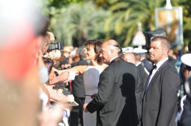 Cannes Şehri, 15 Mayıs 2014 'te Cannes' da düzenlenen 67. Cannes Film Festivali sırasında.