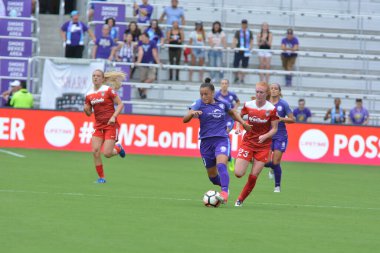 Orlando Pride 22 Nisan 2017 'de Orlando City Stadyumu' nda Washington Spirit 'e ev sahipliği yaptı.. 